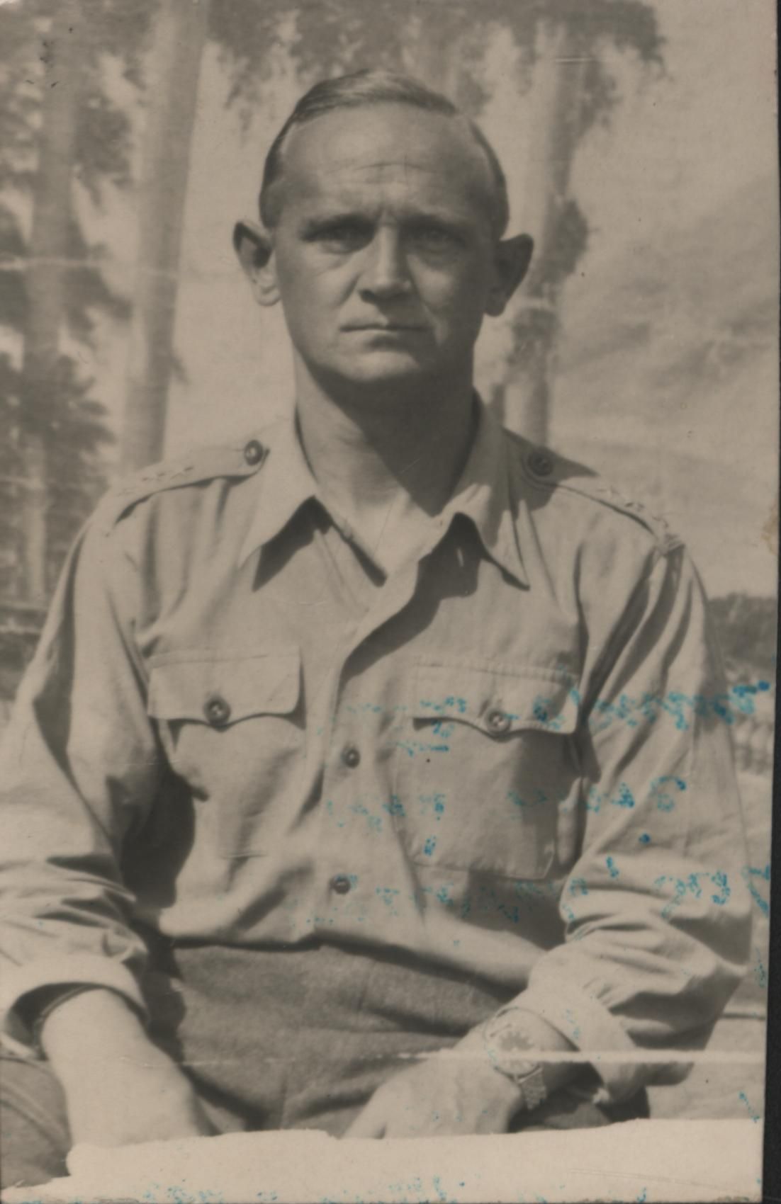 Kpt. Ryszard Bajzert – fotografia portretowa z czasów II wojny światowej.